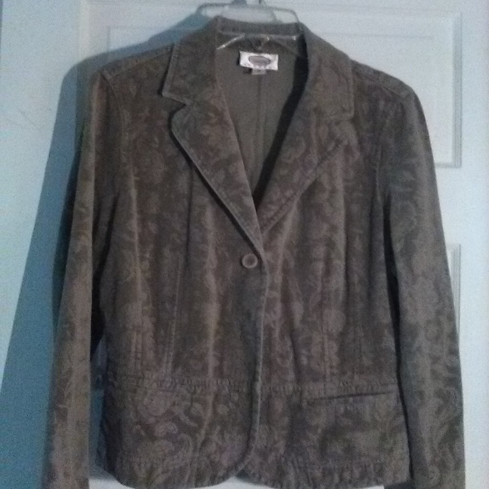 Talbots Petite Velour Jacket